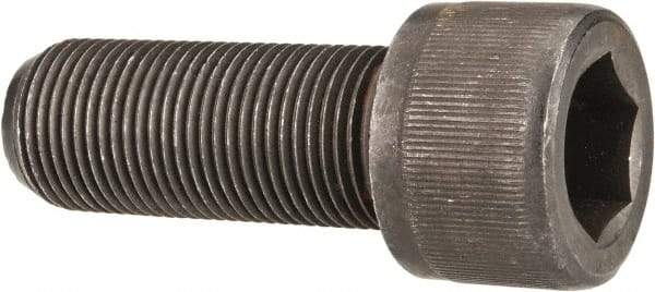 Value Collection - 7/8-14 UNF Hex Socket Drive, Socket Cap Screw - Alloy Steel, Black Oxide Finish, Fully Threaded, 2-1/4" Length Under Head - Benchmark Tooling