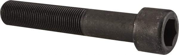 Value Collection - 7/8-14 UNF Hex Socket Drive, Socket Cap Screw - Alloy Steel, Black Oxide Finish, Partially Threaded, 5" Length Under Head - Benchmark Tooling