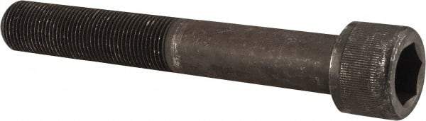 Value Collection - 7/8-14 UNF Hex Socket Drive, Socket Cap Screw - Alloy Steel, Black Oxide Finish, Partially Threaded, 6" Length Under Head - Benchmark Tooling