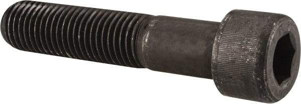 Value Collection - 1-8 UNC Hex Socket Drive, Socket Cap Screw - Alloy Steel, Black Oxide Finish, Partially Threaded, 4-3/4" Length Under Head - Benchmark Tooling