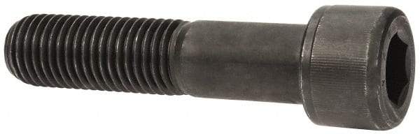 Value Collection - 1-1/8 - 7 UNC Hex Socket Drive, Socket Cap Screw - Alloy Steel, Black Oxide Finish, Partially Threaded, 5" Length Under Head - Benchmark Tooling