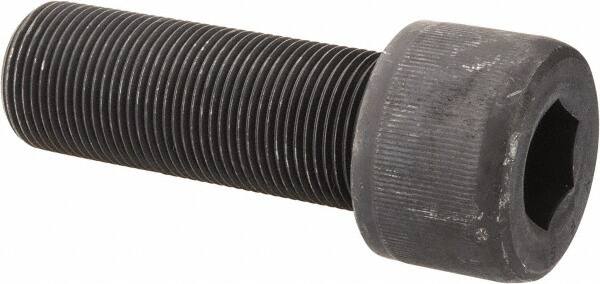 Value Collection - 1-1/4 - 12 UNF Hex Socket Drive, Socket Cap Screw - Alloy Steel, Black Oxide Finish, Fully Threaded, 3-1/2" Length Under Head - Benchmark Tooling