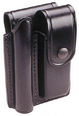 Mag-Lite - Leather Mini/Pocket Flashlight Belt Holster - Black, Compatible with Maglite AA Batteries - Benchmark Tooling