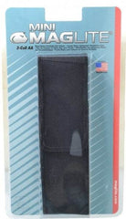 Mag-Lite - Nylon Mini/Pocket Flashlight Belt Holster - Black, Compatible with Maglite AA Batteries - Benchmark Tooling