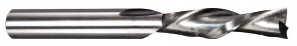 Onsrud - 7/16" Cutting Diam x 1" Length of Cut, 2 Flute, Downcut Spiral Router Bit - Uncoated, Right Hand Cut, Solid Carbide, 3" OAL x 1/2" Shank Diam, Double Edge, 30° Helix Angle - Benchmark Tooling