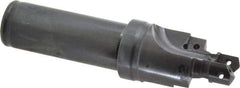 Allied Machine and Engineering - IS0 11926-1, SAE J1926-1/MS-16142 Standard, 9/16-18" Thread, 6 Tube Dash Number, 12° Porting Angle, 0.512" Pilot Diam, 3/4" Shank Diam, Indexable Spade Blade Insert Porting Tool - 2 Porting Inserts, 3.826" Overall Length - Benchmark Tooling