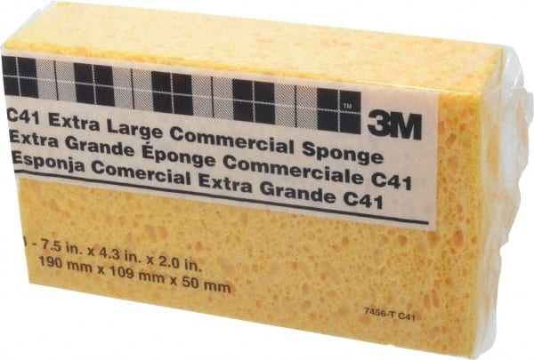 3M - 7-1/4" Long x 4-3/8" Wide x 2.06" Thick Cleansing Pad - Benchmark Tooling