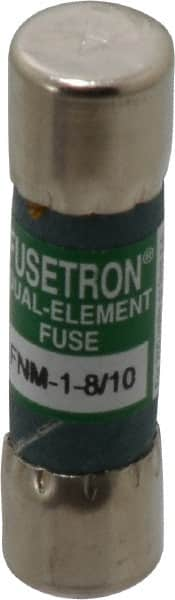 Cooper Bussmann - 250 VAC, 1.8 Amp, Time Delay General Purpose Fuse - Fuse Holder Mount, 1-1/2" OAL, 10 at 125 V kA Rating, 13/32" Diam - Benchmark Tooling