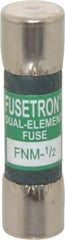 Cooper Bussmann - 250 VAC, 0.5 Amp, Time Delay Supplemental Fuse - Fuse Holder Mount, 1-1/2" OAL, 10 at 125 V kA Rating, 13/32" Diam - Benchmark Tooling