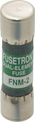 Cooper Bussmann - 250 VAC, 2 Amp, Time Delay General Purpose Fuse - Fuse Holder Mount, 1-1/2" OAL, 10 at 125 V kA Rating, 13/32" Diam - Benchmark Tooling