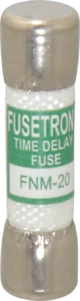 Cooper Bussmann - 250 VAC, 20 Amp, Time Delay General Purpose Fuse - Fuse Holder Mount, 1-1/2" OAL, 10 at AC kA Rating, 13/32" Diam - Benchmark Tooling