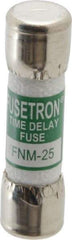 Cooper Bussmann - 250 VAC, 25 Amp, Time Delay General Purpose Fuse - Fuse Holder Mount, 1-1/2" OAL, 10 at AC kA Rating, 13/32" Diam - Benchmark Tooling