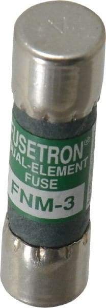 Cooper Bussmann - 250 VAC, 3 Amp, Time Delay General Purpose Fuse - Fuse Holder Mount, 1-1/2" OAL, 10 at 125 V kA Rating, 13/32" Diam - Benchmark Tooling