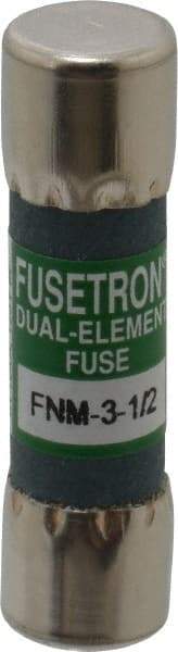 Cooper Bussmann - 250 VAC, 3.5 Amp, Time Delay General Purpose Fuse - Fuse Holder Mount, 1-1/2" OAL, 10 at 125 V kA Rating, 13/32" Diam - Benchmark Tooling