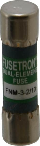 Cooper Bussmann - 250 VAC, 3.2 Amp, Time Delay General Purpose Fuse - Fuse Holder Mount, 1-1/2" OAL, 10 at 125 V kA Rating, 13/32" Diam - Benchmark Tooling