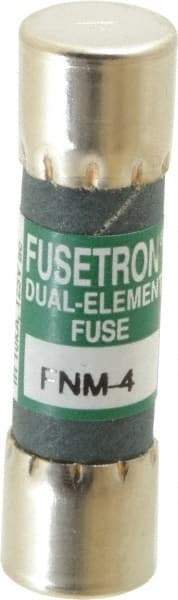 Cooper Bussmann - 250 VAC, 4 Amp, Time Delay General Purpose Fuse - Fuse Holder Mount, 1-1/2" OAL, 10 at 125 V kA Rating, 13/32" Diam - Benchmark Tooling