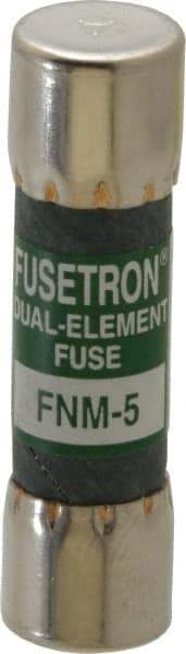 Cooper Bussmann - 250 VAC, 5 Amp, Time Delay General Purpose Fuse - Fuse Holder Mount, 1-1/2" OAL, 10 at 125 V kA Rating, 13/32" Diam - Benchmark Tooling