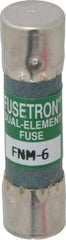 Cooper Bussmann - 250 VAC, 6 Amp, Time Delay General Purpose Fuse - Fuse Holder Mount, 1-1/2" OAL, 10 at 125 V kA Rating, 13/32" Diam - Benchmark Tooling