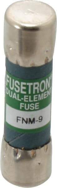 Cooper Bussmann - 250 VAC, 9 Amp, Time Delay General Purpose Fuse - Fuse Holder Mount, 1-1/2" OAL, 10 at 125 V kA Rating, 13/32" Diam - Benchmark Tooling