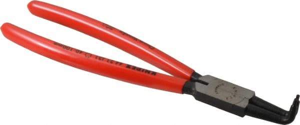 Knipex - Internal Retaining Ring Pliers - 8-1/2" OAL, Bent Nose - Benchmark Tooling