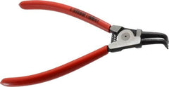 Knipex - External Retaining Ring Pliers - 6-3/4" OAL, Bent Nose - Benchmark Tooling