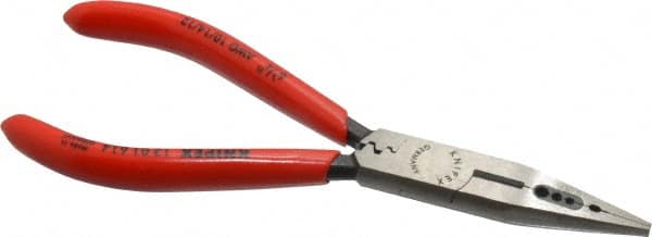 Knipex - 6-1/4" OAL, Electrician's Pliers - Standard Jaw, Standard Head - Benchmark Tooling