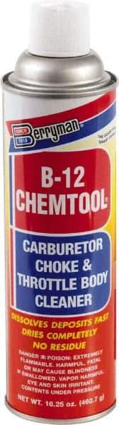 Berryman Products - Acetone Carburetor & Parts Cleaner - 16.25 oz Aerosol Can - Benchmark Tooling