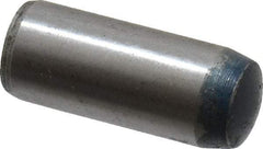 Metric Blue - 8mm Diam x 20mm Pin Length Alloy Steel Pull Out Dowel Pin - 1 Beveled & 1 Threaded End - Benchmark Tooling