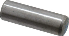 Metric Blue - 16mm Diam x 50mm Pin Length Alloy Steel Pull Out Dowel Pin - 1 Beveled & 1 Threaded End - Benchmark Tooling