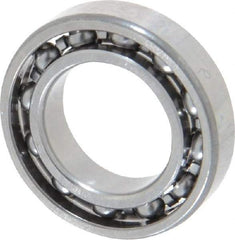 SKF - 12mm Bore Diam, 21mm OD, Open Thin Section Radial Ball Bearing - 5mm Wide, 1 Row, Round Bore, 151 Lb Static Capacity, 321 Lb Dynamic Capacity - Benchmark Tooling