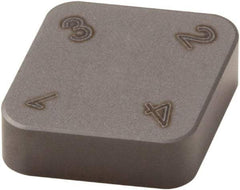 Seco - CNMN432 WZ Grade CBN300 PCBN Turning Insert - Uncoated, 80° Diamond, 1/2" Inscr Circle, 3/16" Thick, 1/32" Corner Radius - Benchmark Tooling