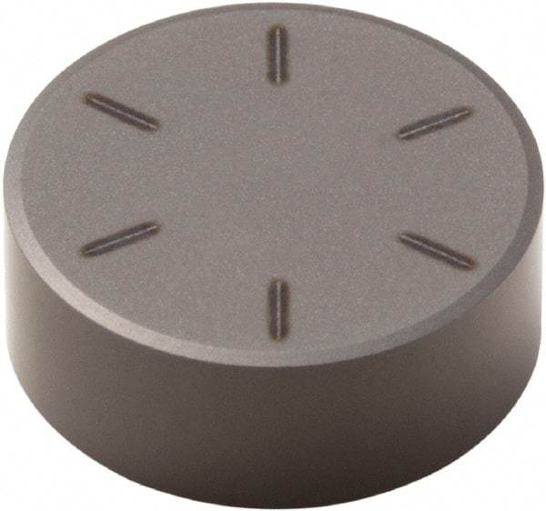 Seco - RNMN42 Grade CBN500 PCBN Turning Insert - Uncoated, Round, 1/2" Inscr Circle, 1/8" Thick - Benchmark Tooling
