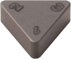 Seco - TNMX222 WZ Grade CBN300 PCBN Turning Insert - Uncoated, 60° Triangle, 1/4" Inscr Circle, 1/8" Thick, 1/32" Corner Radius - Benchmark Tooling