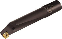 Seco - 10mm Min Bore Diam, 16mm Shank Diam, Indexable Boring Bar - 40mm Max Bore Depth, CC.. 0602.. Insert - Benchmark Tooling