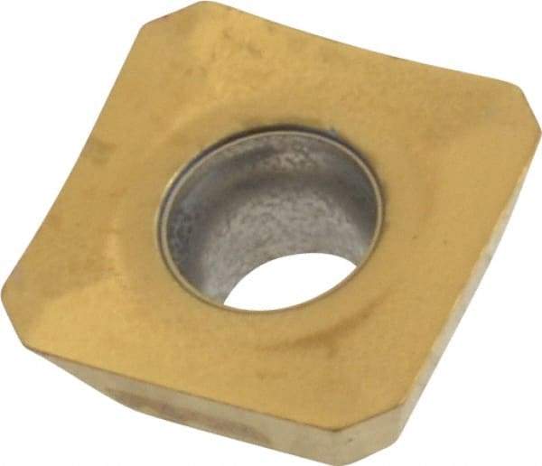 Seco - SEEX09T3 M05 Grade F40M Carbide Milling Insert - TiAlN/TiN Finish, 0.156" Thick, 3/8" Inscribed Circle - Benchmark Tooling