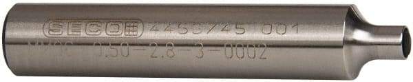 Seco - Minimaster 1/2" 90° Shank Milling Tip Insert Holder & Shank - 0.224" Neck Diam, 2.76" OAL, MM06 Tool Holder - Benchmark Tooling
