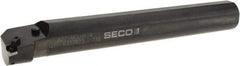 Seco - 2.56" Min Bore Diam, 16" OAL, 2" Shank Diam, A-MCLN Indexable Boring Bar - CNMG 432 Insert, Pin & Clamp Holding Method - Benchmark Tooling