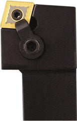 Seco - MCRN, Right Hand Cut, 75° Lead Angle, 1" Shank Height x 1" Shank Width, Negative Rake Indexable Turning Toolholder - 6" OAL, CNMG 432 Insert Compatibility, Series Multi-Directional Turning (MDT) - Benchmark Tooling