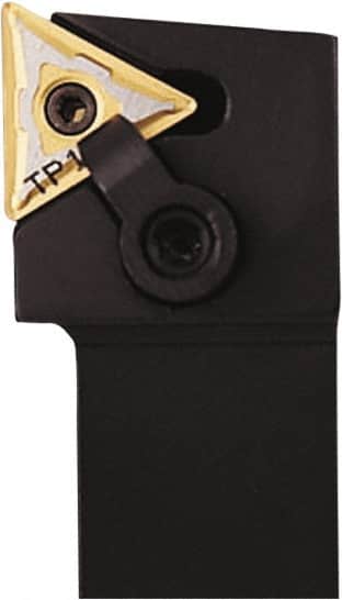 Seco - MTGN, Left Hand Cut, 90° Lead Angle, 1/2" Shank Height x 1/2" Shank Width, Negative Rake Indexable Turning Toolholder - 4" OAL, TNMG 221 Insert Compatibility, Series Multi-Directional Turning (MDT) - Benchmark Tooling