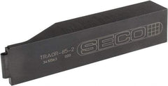 Seco - TRAO, Right Hand Cut, 1-1/4" Shank Height x 1" Shank Width, Neutral Rake Indexable Turning Toolholder - 6" OAL, RCGS Insert Compatibility, Series Multi-Directional Turning (MDT) - Benchmark Tooling