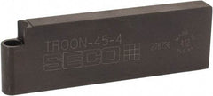 Seco - TROO, Neutral Cut, 1-1/4" Shank Height x 7/16" Shank Width, Neutral Rake Indexable Turning Toolholder - 4" OAL, RCGS Insert Compatibility, Series Multi-Directional Turning (MDT) - Benchmark Tooling