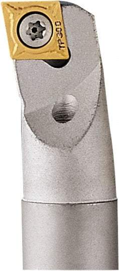 Seco - 17mm Min Bore Diam, 200mm OAL, 12mm Shank Diam, E-SCFC Indexable Boring Bar - 27mm Max Bore Depth, CC.. 09T3.. Insert, Screw Holding Method - Benchmark Tooling