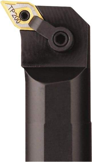 Seco - 0.98" Min Bore Diam, 10" OAL, 3/4" Shank Diam, S-MDUN Indexable Boring Bar - DNMU 332 Insert, Pin & Clamp Holding Method - Benchmark Tooling