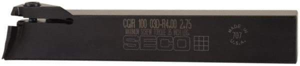 Seco - CGIR, Right Hand Cut, 1" Shank Height x 1" Shank Width, Indexable Turning Toolholder - 6" OAL, LC..1606.. Insert Compatibility, Series Multi-Directional Turning (MDT) - Benchmark Tooling