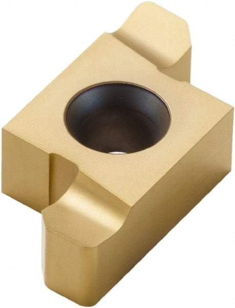 Seco - 101010ER Grade CP500, 2mm Cutting Width Carbide Grooving Insert - Right Hand, 0.5mm Corner Radius, TiAlN/TiN Finish - Benchmark Tooling