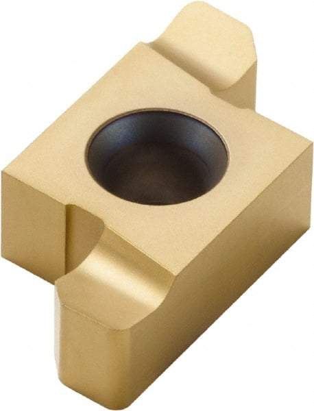 Seco - 202020ER Grade CP500, 4.5mm Cutting Width Carbide Grooving Insert - Right Hand, 1mm Corner Radius, TiAlN/TiN Finish - Benchmark Tooling