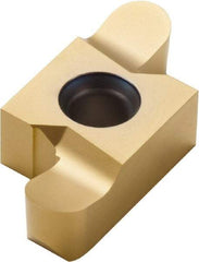 Seco - 142014ER R Grade CP500, 2mm Cutting Width Carbide Grooving Insert - Right Hand, 2mm Corner Radius, TiAlN/TiN Finish - Benchmark Tooling