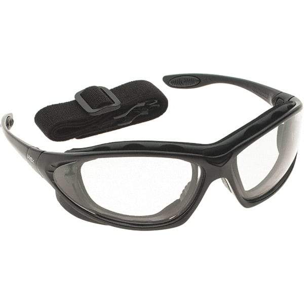 Uvex - Safety Glasses - CLR A/S LENS BLK FRM SEISMIC SEALED EYEWEAR - Benchmark Tooling