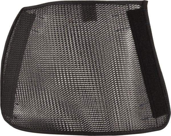 Ansell - Size Universal, Black Cane Mesh Chemical & Puncture Resistant Sleeve - 9" Long Sleeve, Cut Resistance Level 3, Elastic Opening at Both Ends - Benchmark Tooling