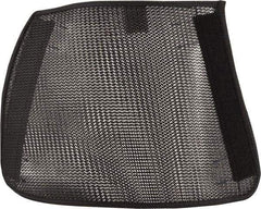 Ansell - Size Universal, Black Cane Mesh Chemical & Puncture Resistant Sleeve - 9" Long Sleeve, Cut Resistance Level 3, Elastic Opening at Both Ends - Benchmark Tooling